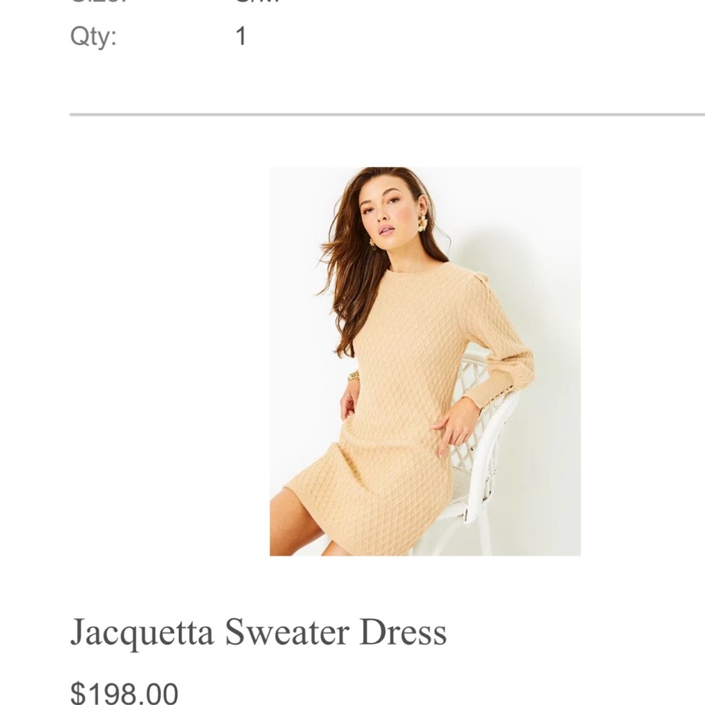Lilly Pulitzer Sweater Dress - Brand New!